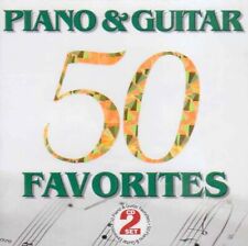 50 Piano & Guitar Favorites Music CD 2005 2 Disk Combo SPJ Music Very Good