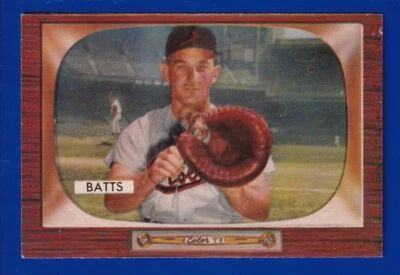MATT BATTS orioles 1955 BOWMAN #161 VG-EX+ NO CREASES - Image 1 of 2