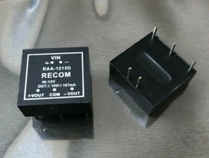 RAA-1215D Convertitore DC DC 5W INGRESSO 12V USCITA 15V HU1577 - Foto 1 di 1