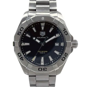 OROLOGIO TAG HEUER AUTENTICO WBD1110.BA0928 AQUARACER CASSA SS NERA:41 MM QUARZO F/S - Foto 1 di 11