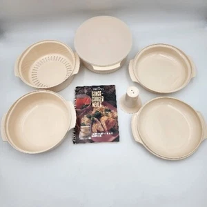7 pc Vintage Tupperware Microwave Stack Cooker #2192 2193 2194 2210 2195 2196 - Picture 1 of 6