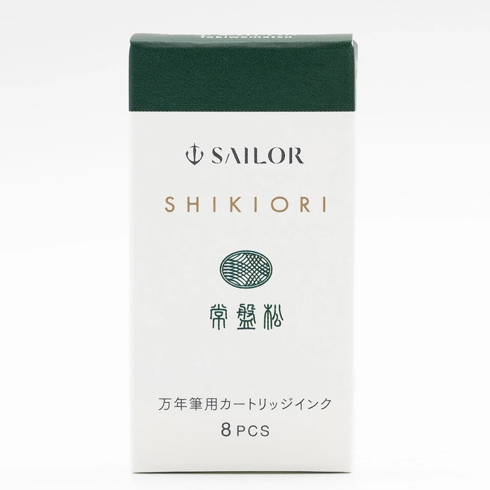 : Cartuchos de tinta Sailor Four Seasons Shikiori en Tokiwa-Matsu (verde pino) NUEVO Foto 1 de 1