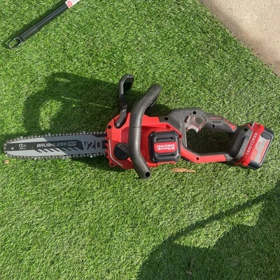 Craftsman V20 BRUSHLESS RP CMCCS630P1 12" Chainsaw W/ 5ah Battery & Charger - Image 1 of 4