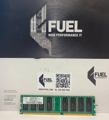 Nanya   256MB DDR ram memory module  PC-2100  -  NT256D64S88AAG-7K - Image 1 of 3