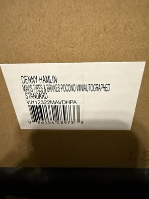 Denny Hamlin 2023 Pocono Raced Win Elite  1:24 Scale Autographed Unopened! - Image 1 of 3