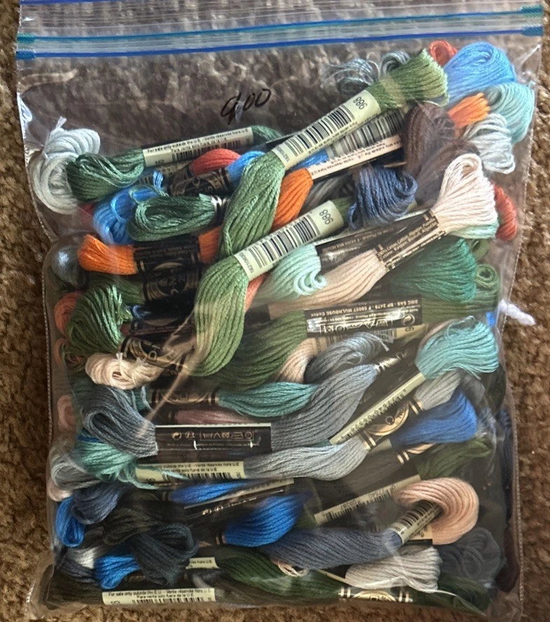 Huge Lot of DMC Floss 53 Skeins - Image 1 of 1