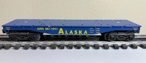 Used K-Line No. K661-1011 Alaska Flat Car - O Gauge - No Load FREE SHIPPING - Picture 1 of 12