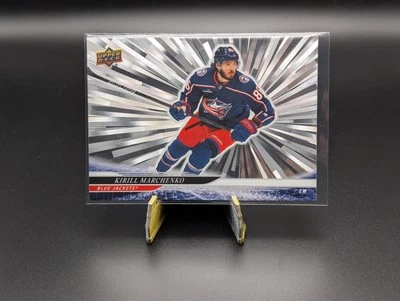 2024-25 Upper Deck Series 2 Kirill Marchenko #295 Outburst Silver - Image 1 of 2