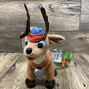 1999 CVS L'isola dei giocattoli disadattati Stuffins Comet (renna allenatore) con etichette - Foto 1 di 12