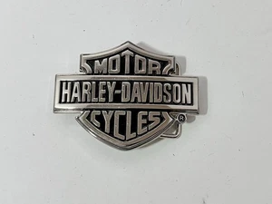 Hebilla de cinturón de metal con logotipo de motocicleta Harley Davidson - Imagen 1 de 4