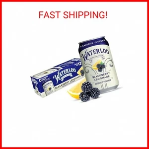 Waterloo funkelndes Wasser, Brombeerlimonade natürlich aromatisiert (12floz 12er-Pack - Bild 1 von 1