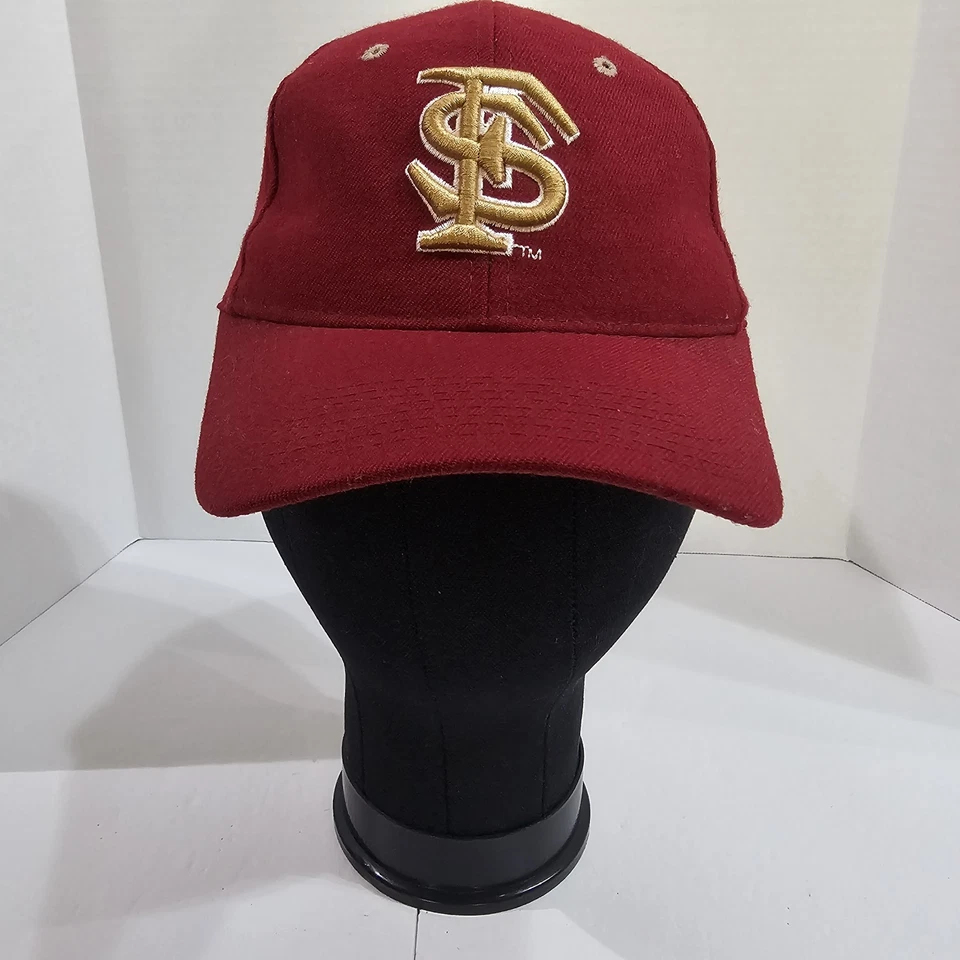 Vtg Florida State Mens Cap 100%Zephyr Wool Signed  Coach Bobby Bowden Mens 7 1/8 - Image 1 of 4