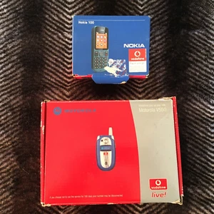 Mobile Phone Boxes Joblot Motorola, Nokia, Vodafone, & accessories etc - Zdjęcie 1 z 3