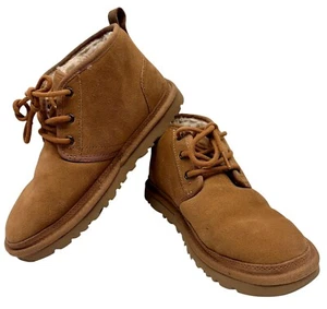 UGG Botines Con Cordones S/N 1094269 Mujer Talla 8 Castaño Completamente Forrados Con Sherpa - Imagen 1 de 11
