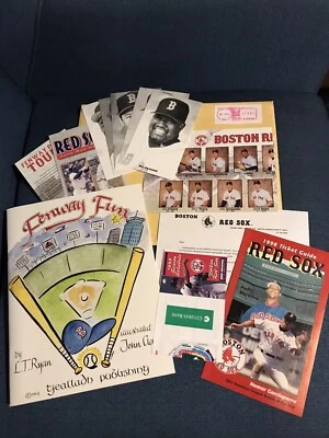Boston Red Sox Mail Response 1998 MLB Poster Book Schedule Photos Etc See Pics - Image 1 of 4