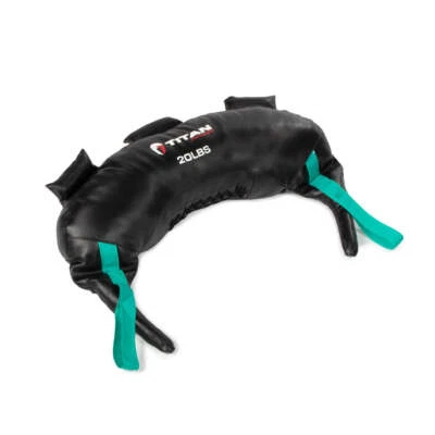 Titan Fitness 20 LB Functional Training Swing Bag, PU Material Bulgarian Bag