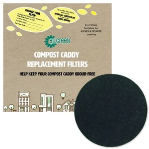 Kompost Caddy Ersatzfilter - für Kilner & Premier Caddies - (Packung mit 2 Filtern) - Bild 1 von 1