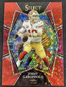 Jimmy Garoppolo 2021 Panini Select #131 Premier Level Red Disco Prizm /49 - Picture 1 of 2