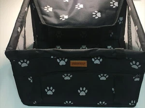 SWIHELP Pet Car Booster Seat Travel Carrier Cage, Oxford Breathable Folding S... - Picture 1 of 6