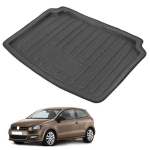 Fit Volkswagen Polo Hatchback 2010-2017 Rear Trunk Cargo Floor Carpets Mat Cover - Picture 1 of 11