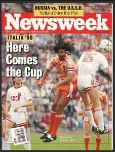NEWSWEEK International Magazine June 11 1990 Italia '90 Here comes the Cup - Picture 1 of 3