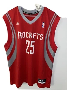 CHANDLER PARSONS HOUSTON ROCKETS SIGNED JERSEY  No. 25 ADIDAS RED AWAY Sz LARGE - Picture 1 of 12