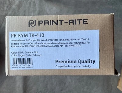 Print Rite toner for Kyocera Mita KYM TK-410. Kyocera Mita KM-1620/1650/2020 - Image 1 of 2