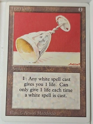 Ivory Cup - Revised Edition Core Set - Magic the Gathering MTG Nice! - Image 1 of 3