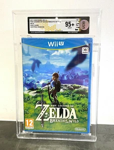Zelda Breath of the Wild Nintendo Wii U RGS 95+ MINT IN DEUTSCH NO WATA VGA UKG - Picture 1 of 6