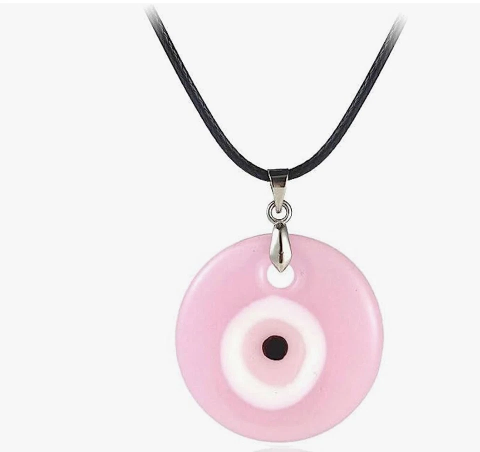 Colar de proteção de vidro olho mau peru colar de cabalá  - Imagem 1 de 1