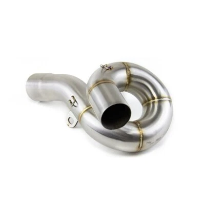 For Kawasaki Ninja ZX6R ZX636 2009-2025 Mid Exhaust Link Pipe Slip On Muffler - Image 1 of 4