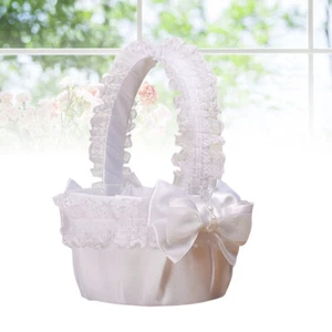 Bridal Flower Basketry Wedding Flower Hampers Wedding Flower Holders - Picture 1 of 11