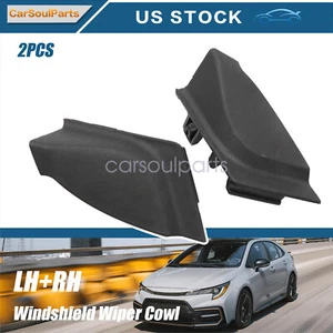 For 2020-2022 Toyota Corolla Windshield Wiper Side Cowl Extension Shield Cover - Picture 1 of 12