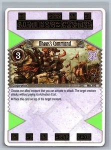 The Eye of Judgment Dhees's Command #195 Sony PS3 Biolith Rebellion Set 2 - Picture 1 of 2