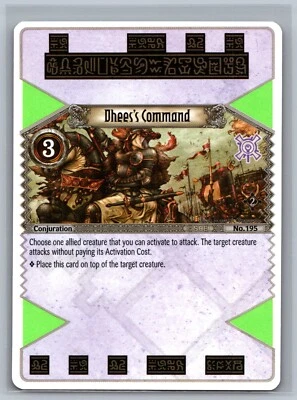 The Eye of Judgment Dhees's Command #195 Sony PS3 Biolith Rebellion Set 2 - Image 1 of 2