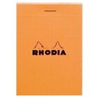 Bloc-notes en papier graphique agrafé Rhodia en orange - 2 x 3 pouces - R10200