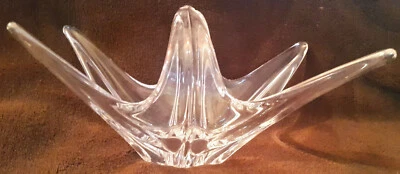 Toller Glas Obstkorb Sammelkorb Teller Schale für Süßigkeiten 25x13cm Skulptur - Bild 1 von 4