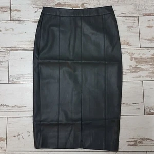 Oasis Women's Skirts Faux Leather Black Size 6 , 18 (HF11) - Picture 1 of 2