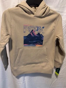 Tek Gear Boys Ultrasoft Fleece Boys Hoodie NWT Size S Graphics Tan Long Sleeve - Picture 1 of 10