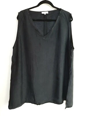 Meladge Women's Black Sleeveless Plus Size Top Size 22-24 - Image 1 of 4