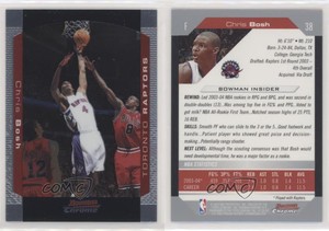 2004-05 Bowman Draft Chrome Chris Bosh #38 HOF