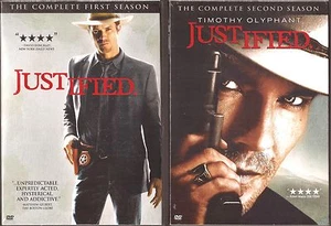 Justified DVD Seasons 1 & 2 Original TV Series First Second Factory Sealed - Picture 1 of 3