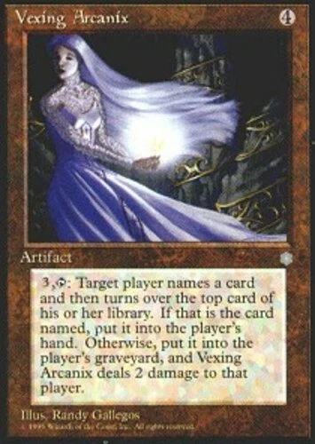 Vexing Arcanix ~ Heavily Played Ice Age MTG Magic UltimateMTG Artifact Card - Image 1 of 1