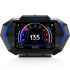 OBD2 GPS HUD Gauge Head Up Display Car Digital Speedometer Oil Temp Turbo Alarm