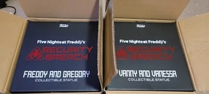 Funko Fnaf Security Breach 12 Inch Freddy and Gregory Statue and Vannie Vanessa - Picture 1 of 3