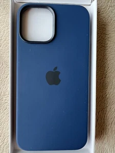 Apple Coque Silicone avec MagSafe pour iPhone 12 Pro Max - Deep Navy - Photo 1 sur 6