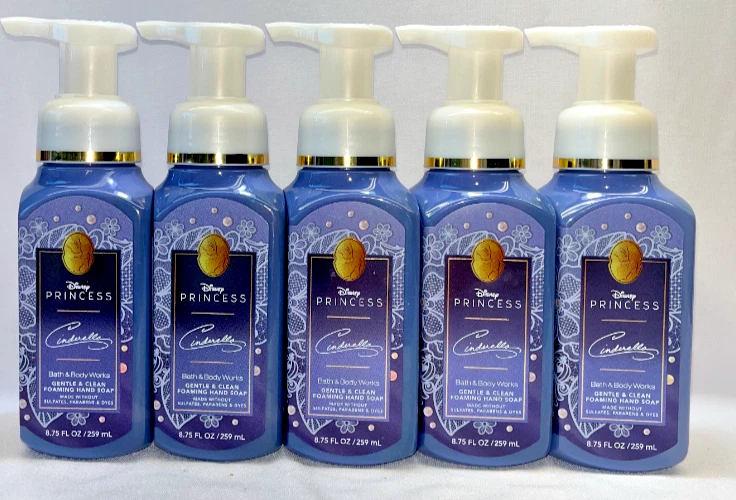 5 Princess Cinderella Foaming Hand Soap Bath & Body Works 8.75 Oz - Image 1 of 1