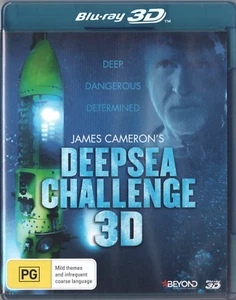 James Cameron's Deep Sea Challenge 3D (Blu-ray, 2014,2D/3D) New Region B - Picture 1 of 2