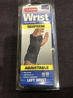 Leader Wrist splint support Neoprene Adjustable left Wrist one size  - Image 1 of 4