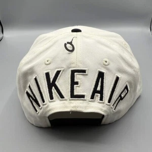 Nike Air Hat Hombres Blanco Negro Bordado Nike Pro Snap Back Cap Nuevo - Imagen 1 de 8